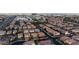 Expansive aerial view of a residential community with diverse home styles and well-planned streets at 11731 Longworth Rd, Las Vegas, NV 89135