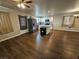 Expansive open concept living space with wood look flooring at 1870 Upland Ave, Pahrump, NV 89048
