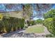 Manicured backyard with lush green lawn surrounded by mature landscaping and gravel at 1941 Williamsport St, Henderson, NV 89052