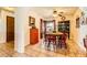 Cozy dining area featuring tile floors, natural light, and comfortable seating at 1950 Abarth St, Las Vegas, NV 89142