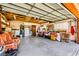 Spacious garage featuring storage, seating, and appliances at 1950 Abarth St, Las Vegas, NV 89142