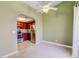 Dining area offering a view into the kitchen with stainless appliances at 2212 Sunfish Dr # C, Henderson, NV 89014