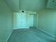 Carpeted bedroom with closet and easy access to the bathroom at 2700 Las Vegas Blvd # 2811, Las Vegas, NV 89109