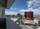 Expansive city view featuring iconic landmarks and vibrant cityscape under a bright, partly cloudy blue sky at 2700 Las Vegas Blvd # 2811, Las Vegas, NV 89109