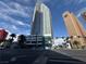 View of the exterior of a high-rise condominium building on a clear day in Las Vegas at 2700 Las Vegas Blvd # 2811, Las Vegas, NV 89109