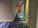 Hallway featuring neutral walls, patterned carpet, and doors leading to units at 2700 Las Vegas Blvd # 2811, Las Vegas, NV 89109