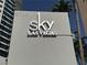Sky Las Vegas sign with the address and palm trees in the background at 2700 Las Vegas Blvd # 2811, Las Vegas, NV 89109
