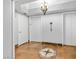 Hallway with tiled floors, elevator access, and classic light fixtures, creating an elegant entrance at 2857 Paradise Rd # 301, Las Vegas, NV 89109
