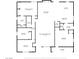 Detailed floor plan showcasing the layout of the home, including bedrooms, bathrooms, and living spaces at 3047 Van Buskirk Cir, Las Vegas, NV 89121