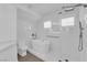 Bathroom showcasing a freestanding tub, a frameless glass shower, and elegant finishes at 4604 Barnes Ct, Las Vegas, NV 89147