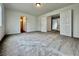Spacious bedroom with carpeted floors, two closets, and a double door entry at 5699 Woodchester Ave, Las Vegas, NV 89139