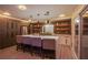 Modern kitchen with a large island and stainless steel appliances at 6630 Virtuoso Ct, Las Vegas, NV 89139