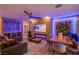 Modern living room with decorative wall art and fireplace at 6630 Virtuoso Ct, Las Vegas, NV 89139