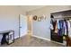 Bedroom with carpet, a closet, and neutral walls exudes warmth and potential at 80 E Texas Ave, Henderson, NV 89015