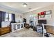 Spacious room with carpet, lots of natural light, and unique storage solutions at 80 E Texas Ave, Henderson, NV 89015