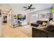 Comfortable living room features modern decor, stylish furniture, and plenty of natural light at 80 E Texas Ave, Henderson, NV 89015