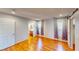 Bright bedroom boasts hardwood floors, recessed lights, and an ensuite bathroom, ensuring a comfortable retreat at 9116 Tailor Made Ave, Las Vegas, NV 89149