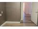 Hallway with neutral paint, wood floors and white trim at 9329 Fresh Spring Dr, Las Vegas, NV 89134