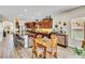 Spacious kitchen with large island, stainless appliances, and breakfast bar, perfect for entertaining at 10420 Loma Portal Ave, Las Vegas, NV 89166