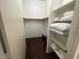 Walk-in closet with shelves and hanging rod at 1667 Marion Bennet Dr, Las Vegas, NV 89106
