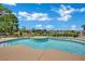 Beautiful backyard pool with surrounding greenery, providing a serene and private outdoor space for recreation at 1984 Troon Dr, Henderson, NV 89074