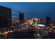 Striking city view of the Las Vegas skyline at night with bright lights at 3722 S Las Vegas Blvd # 503, Las Vegas, NV 89158