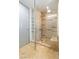 Spacious walk-in shower featuring stylish tile work, glass enclosure, and modern fixtures at 3722 S Las Vegas Blvd # 503, Las Vegas, NV 89158