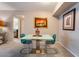 Bright dining area featuring contemporary table, stylish decor and convenient access to other rooms at 6955 N Durango Dr # 3013, Las Vegas, NV 89149