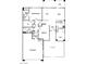Detailed floor plan showcasing the layout of this two-bedroom home at 10646 Heritage Hills Dr, Las Vegas, NV 89134