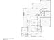 First floor plan featuring living room, dining room, kitchen, garage, suites, front patio and casita with bath at 12637 Penfield Ave, Las Vegas, NV 89138