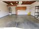 A spacious two car garage with built-in storage and room for parking at 2106 Pebble Creek Ln, Laughlin, NV 89029