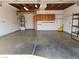 A spacious two car garage with built-in storage and room for parking at 2106 Pebble Creek Ln, Laughlin, NV 89029