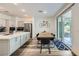 Dining area featuring modern decor, and convenient outdoor access at 2555 Hampton Rd # 2108, Henderson, NV 89052