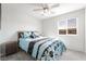 Bedroom featuring neutral walls and colorful bedding at 285 Rain Quail Way, Henderson, NV 89012
