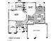 Detailed first floor plan featuring living spaces, kitchen, garage, and outdoor patios at 2982 Hammerwood Dr, Las Vegas, NV 89135