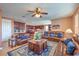 Open-concept living room flowing seamlessly to the kitchen, ideal for Gathering gatherings and entertaining at 2982 Hammerwood Dr, Las Vegas, NV 89135