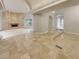 Bright, open living room featuring a marble fireplace and tile flooring at 3957 Placita Del Lazo, Las Vegas, NV 89120
