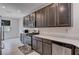 Modern kitchen featuring stainless steel appliances and plenty of counter space at 4293 Nopal Serrano Ave, Las Vegas, NV 89141