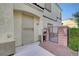 Exterior image displaying the front entrance and security gate of a condo or apartment at 6170 E Sahara Ave # 1061, Las Vegas, NV 89142