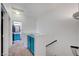 Hallway view featuring carpet floors and a view of the bathroom at 6170 E Sahara Ave # 1061, Las Vegas, NV 89142