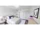 Comfortable bedroom offers a relaxing retreat with natural light and ample closet space at 708 Fernwood Ln, Las Vegas, NV 89169