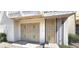 Charming facade with protected entry and an inviting entrance at 708 Fernwood Ln, Las Vegas, NV 89169