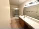 Functional bathroom with a shower-tub combo, and a vanity with ample counter space at 7570 W Flamingo Rd # 202, Las Vegas, NV 89147