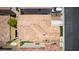 Aerial view showcases the roof and neighborhood from above at 7694 Hampton Park Ln, Las Vegas, NV 89113