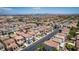 Suburban home location close to the Las Vegas Strip, as viewed from an aerial view at 7694 Hampton Park Ln, Las Vegas, NV 89113