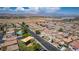 An aerial view of the neighborhood, showcasing convenient access to a playground at 7694 Hampton Park Ln, Las Vegas, NV 89113