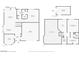 Combined floor plans of the first and second floors, showing the layout of the house and workshop at 8780 Autumn Wreath Ave, Las Vegas, NV 89129