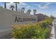Landscaped sign for the Arlington Ranch community at 9312 Straw Hays St # 103, Las Vegas, NV 89178