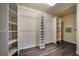 Walk-in closet with built-in shelving and ample storage space at 9792 Crescent Lodge Ct, Las Vegas, NV 89178