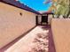 Exterior shot showing a walkway towards the side entrance of the home at , Las Vegas, NV 89121